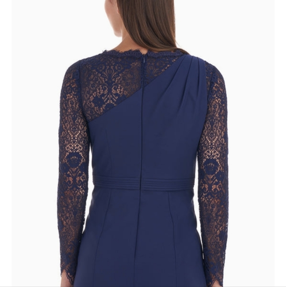 JS Collection Maria Scallop Column Gown - Picture 4 of 13